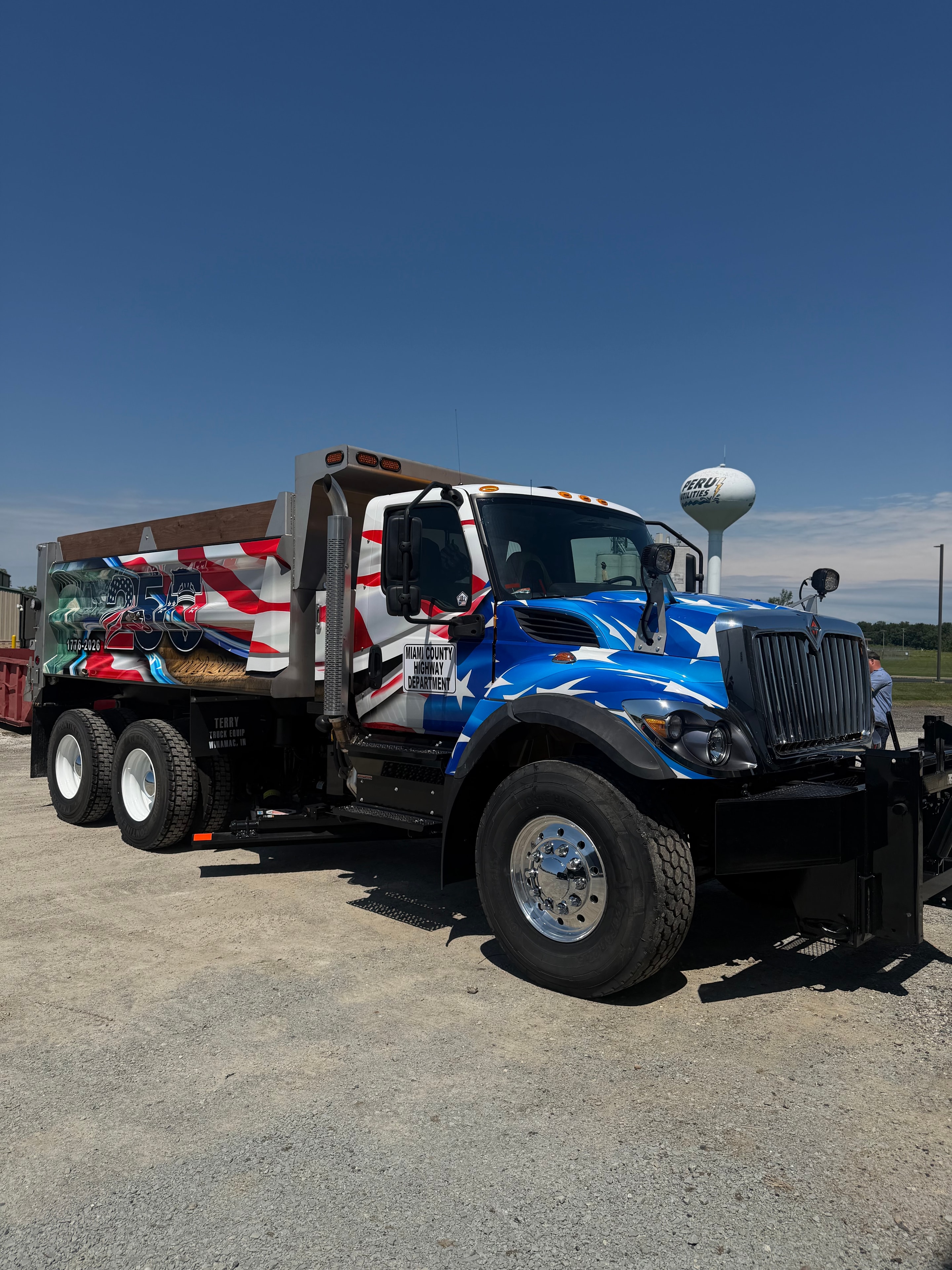 Full custom wrap for the miami county highway dept
